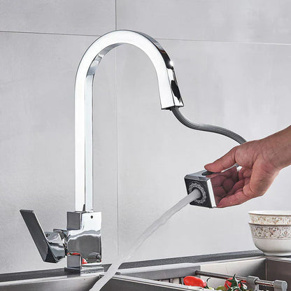 Modern Pull-Out Kitchen Tap – Stylish & Flexible Stainless Steel Mixer Faucet