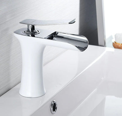 Modern Waterfall Bathroom Tap – Stylish Design & Elegant Water Flow