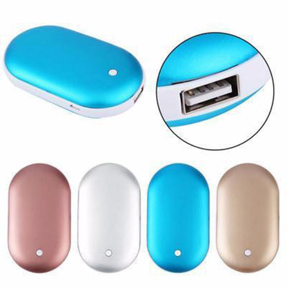 WarmCharge – Rechargeable Hand Warmer with Built-In Power Bank | Portable Winter Essential