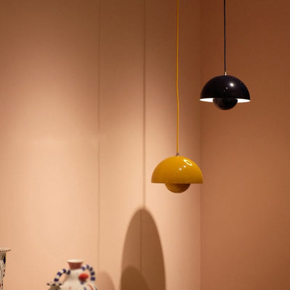 Half-Circle Colourful Chandelier – Modern Scandinavian Ceiling Light for Dining, Living & Office