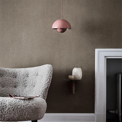 Half-Circle Colourful Chandelier – Modern Scandinavian Ceiling Light for Dining, Living & Office
