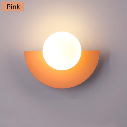 Half-Moon Wall Light – Nordic LED Design for Modern Interiors