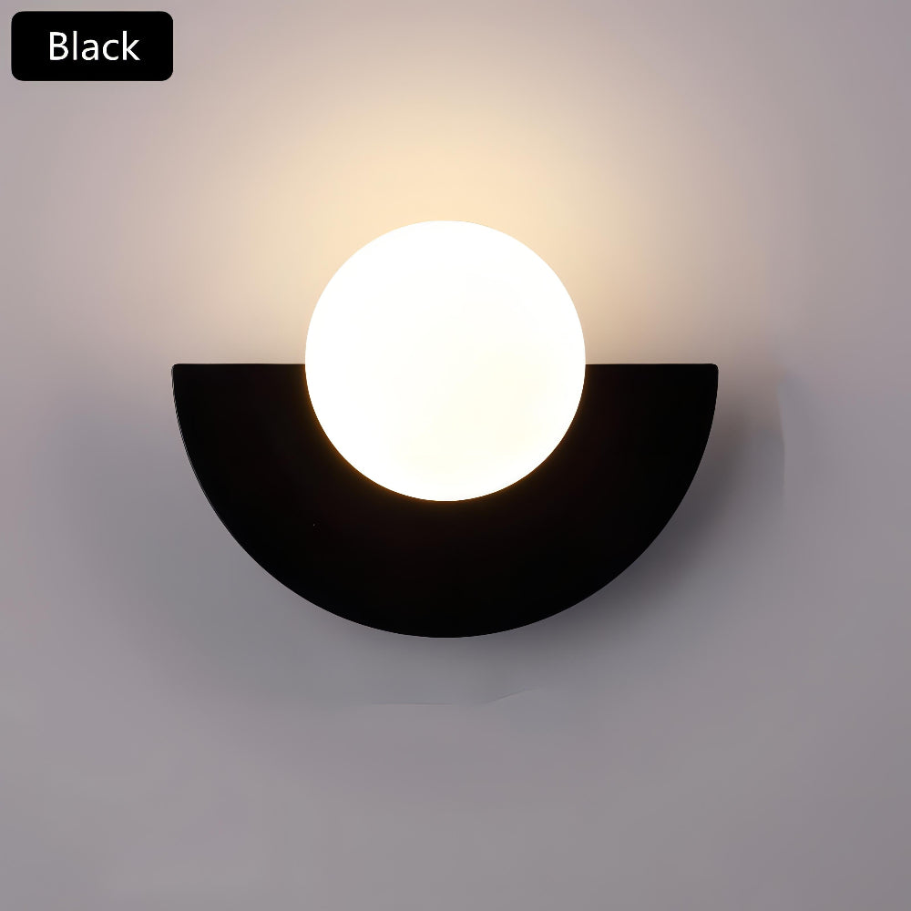 Half-Moon Wall Light – Nordic LED Design for Modern Interiors