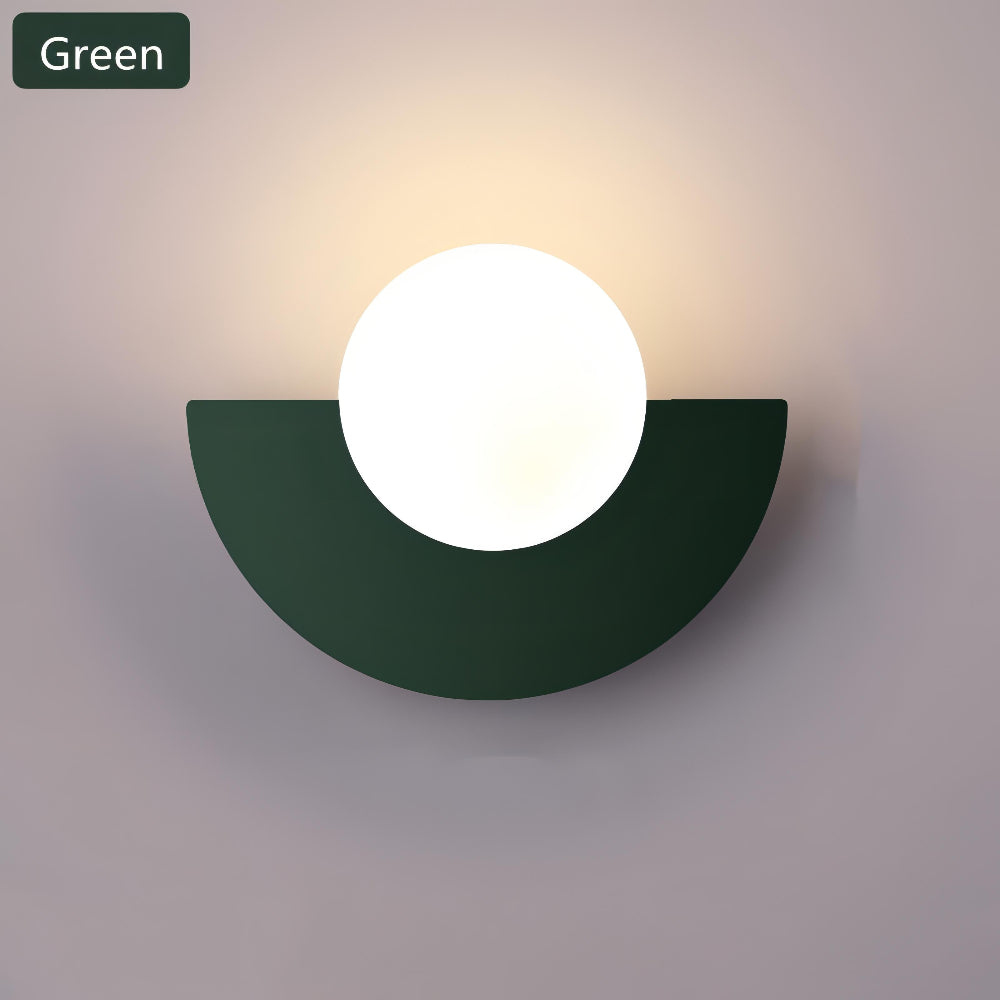 Half-Moon Wall Light – Nordic LED Design for Modern Interiors
