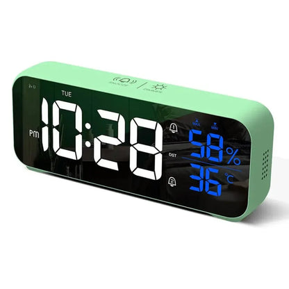 Harmonix – Smart LED Alarm Clock with Music, Temperature Display & Voice Control