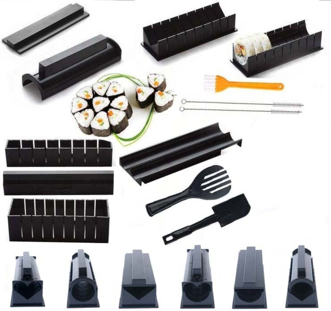 Complete Sushi Making Kit – Create Sushi at Home in Various Shapes