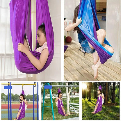 CalmGlide Sensory Swing for Kids – Indoor Therapy Hammock for Calm, Focus & Confidence
