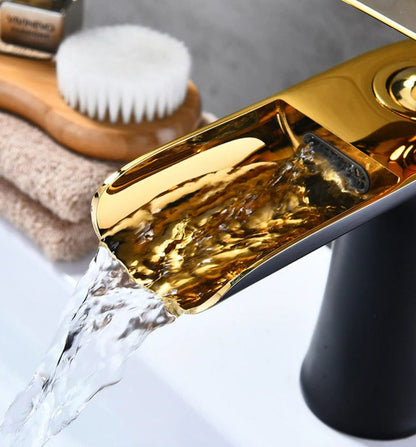 Modern Waterfall Bathroom Tap – Stylish Design & Elegant Water Flow