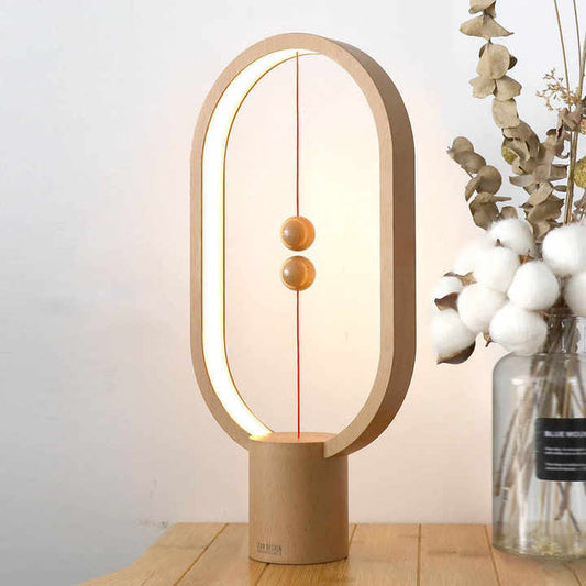 Magnetic LED Table Lamp – Modern Wireless Desk & Bedside Light with Innovative Switch