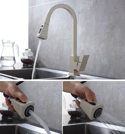 Modern Pull-Out Kitchen Tap – Stylish & Flexible Stainless Steel Mixer Faucet