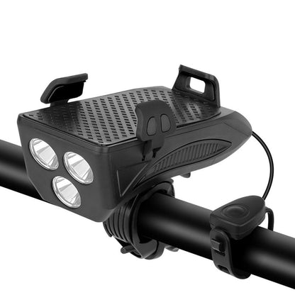 RideLight 4-in-1 Bike Light | Power Bank, Phone Holder & Horn | 400 Lumens Waterproof Light