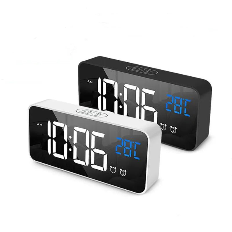 Harmonix – Smart LED Alarm Clock with Music, Temperature Display & Voice Control
