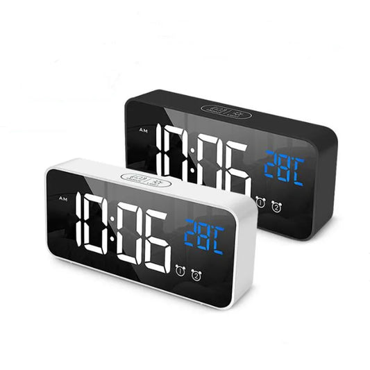 Harmonix – Smart LED Alarm Clock with Music, Temperature Display & Voice Control