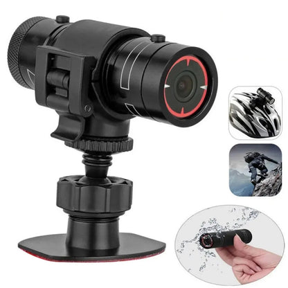 Motorcycle Helmet Camera – HD 1080P Action Cam with Wide Angle Lens, Waterproof & Rechargeable