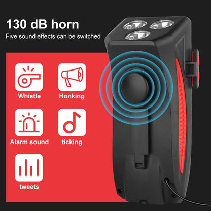 RideLight 4-in-1 Bike Light | Power Bank, Phone Holder & Horn | 400 Lumens Waterproof Light