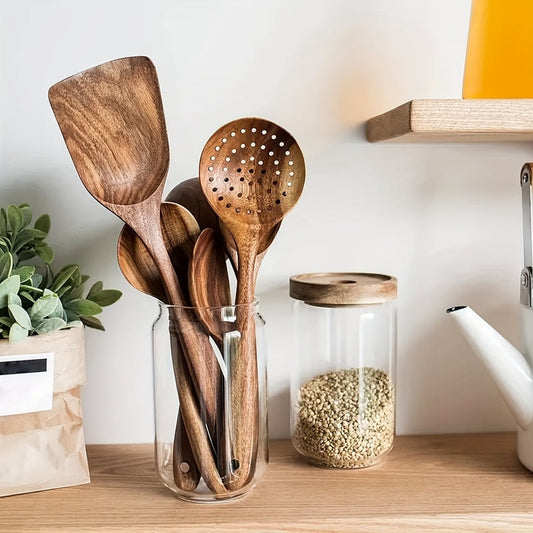 NordicWood Kitchen Utensil Set – Sustainable & Stylish Cooking Essentials for Every Kitchen