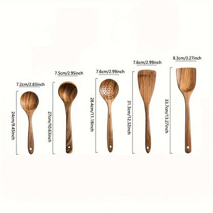NordicWood Kitchen Utensil Set – Sustainable & Stylish Cooking Essentials for Every Kitchen