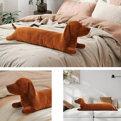 Ergonomic Dachshund Plush Cushion for Maximum Comfort