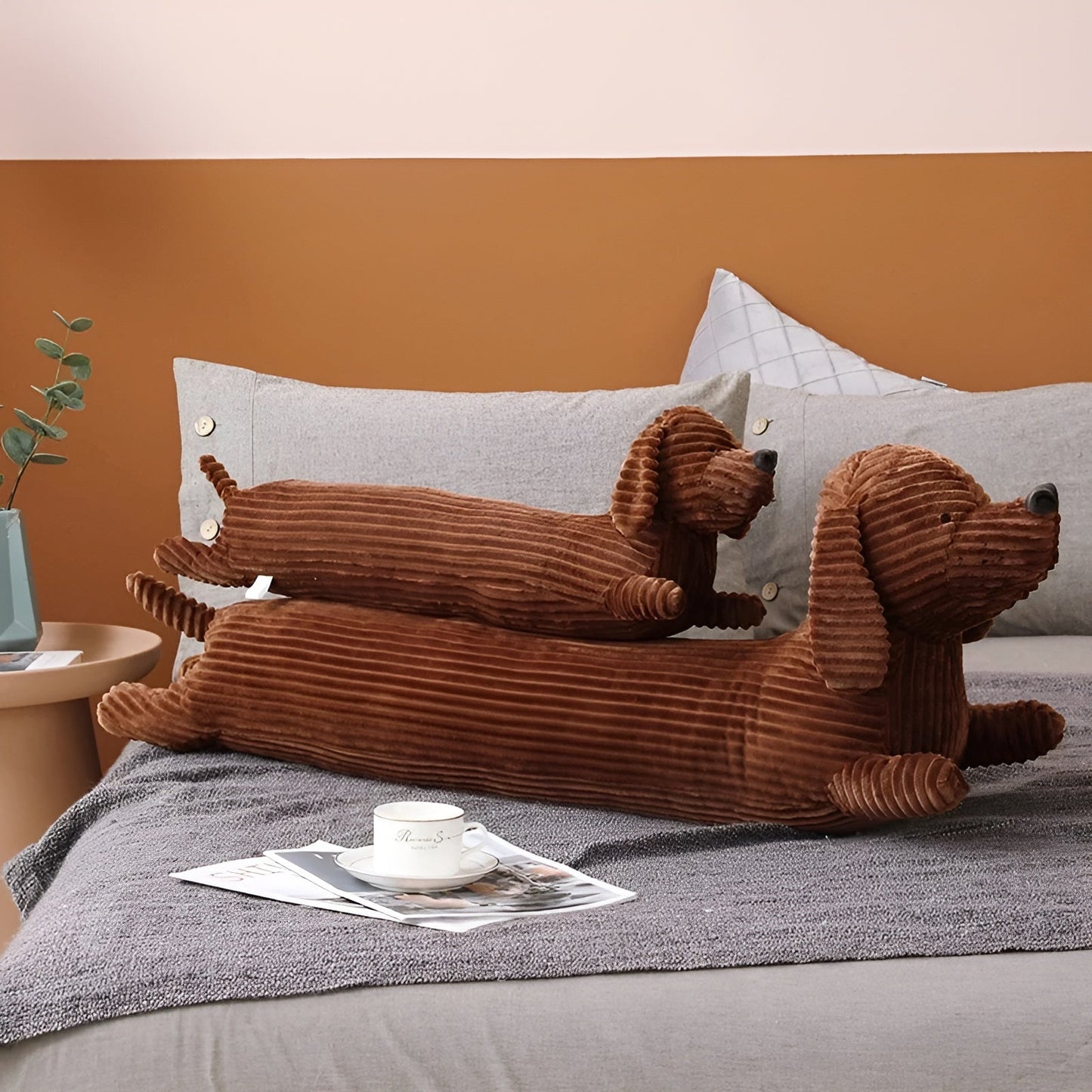 Ergonomic Dachshund Plush Cushion for Maximum Comfort