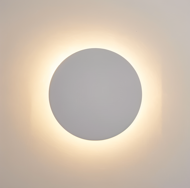FullHalo LED Wall Light – Modern Round Metal Wall Lamp | Minimalist Contemporary Lighting Design