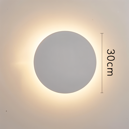 FullHalo LED Wall Light – Modern Round Metal Wall Lamp | Minimalist Contemporary Lighting Design