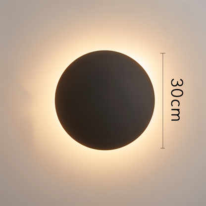 FullHalo LED Wall Light – Modern Round Metal Wall Lamp | Minimalist Contemporary Lighting Design