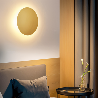 FullHalo LED Wall Light – Modern Round Metal Wall Lamp | Minimalist Contemporary Lighting Design