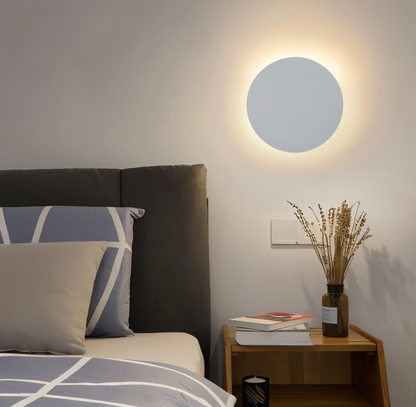 FullHalo LED Wall Light – Modern Round Metal Wall Lamp | Minimalist Contemporary Lighting Design