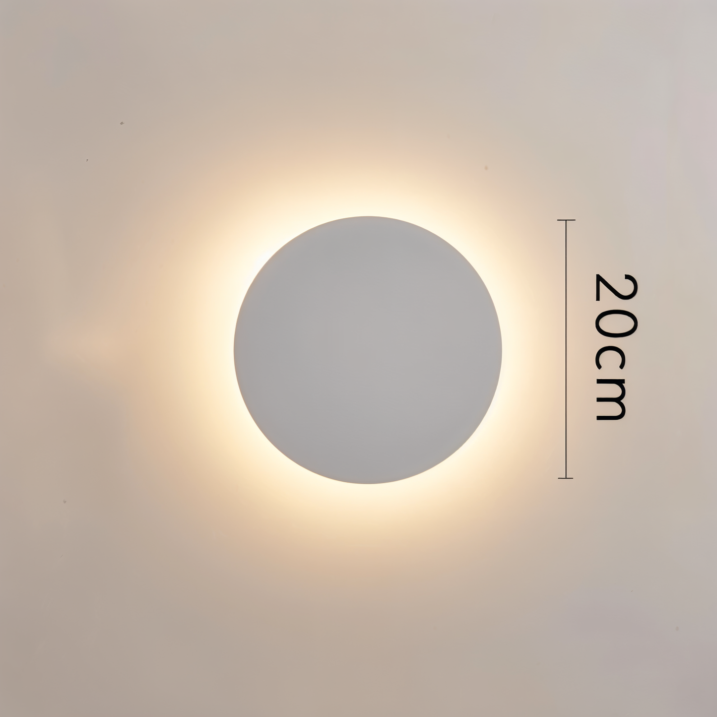 FullHalo LED Wall Light – Modern Round Metal Wall Lamp | Minimalist Contemporary Lighting Design