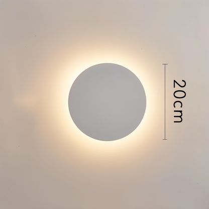 FullHalo LED Wall Light – Modern Round Metal Wall Lamp | Minimalist Contemporary Lighting Design