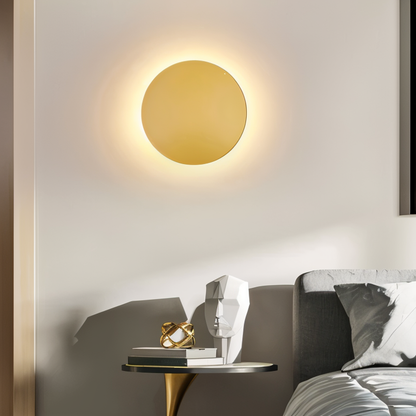 FullHalo LED Wall Light – Modern Round Metal Wall Lamp | Minimalist Contemporary Lighting Design