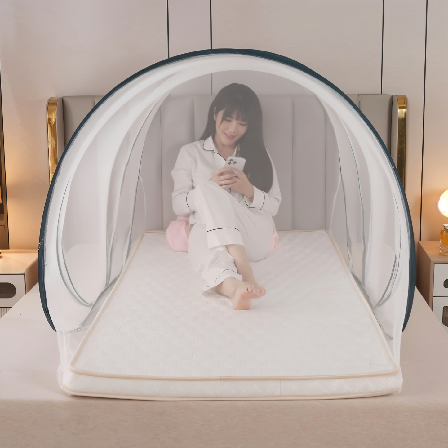 CircleGuard – Foldable Round Mosquito Net in Compact Travel Size