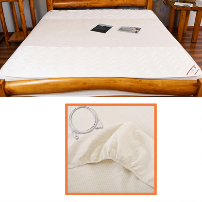 Premium Conductive Grounding Sheet – Fitted Earthing Bed Sheet Single & Double Sizes