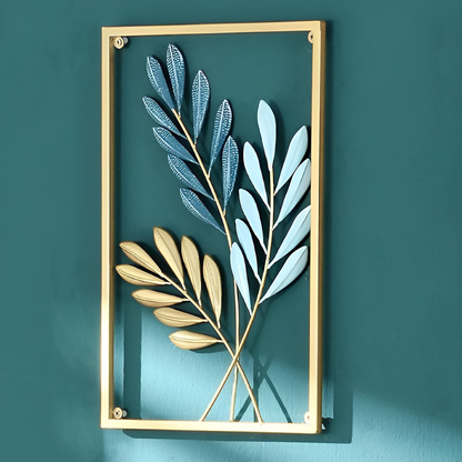 Leafy Luxe – Nordic-Inspired Metal Leaf Wall Art for Modern Interiors