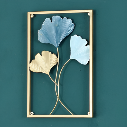Leafy Luxe – Nordic-Inspired Metal Leaf Wall Art for Modern Interiors