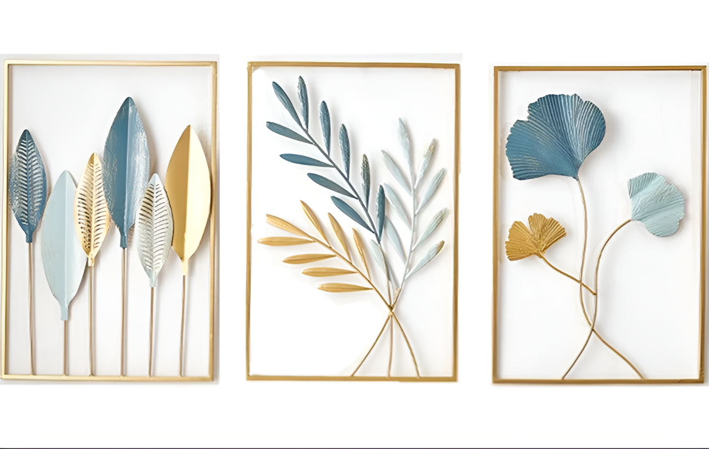 Leafy Luxe – Nordic-Inspired Metal Leaf Wall Art for Modern Interiors