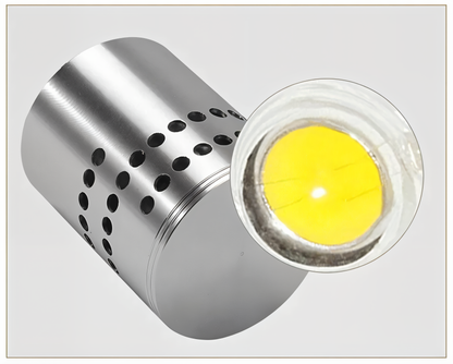 LuminBlast LED Wall Light – Colourful Spiral Cylinder Wall Lamp for Modern Indoor Lighting