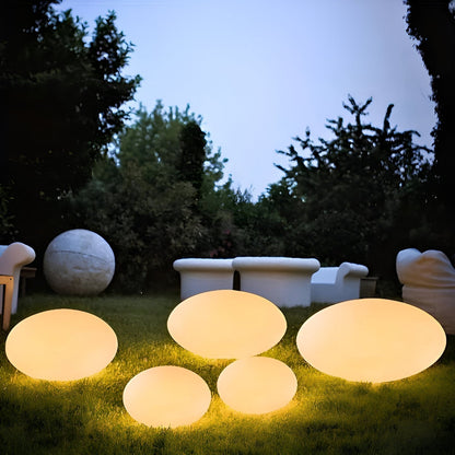 PebbleLED Garden Stone Lights – Solar-Powered Outdoor Lighting with Remote Control | IP65 Waterproof