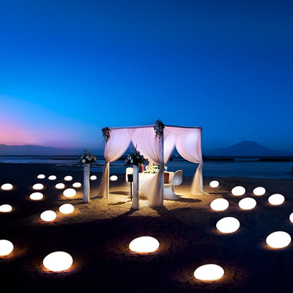 PebbleLED Garden Stone Lights – Solar-Powered Outdoor Lighting with Remote Control | IP65 Waterproof