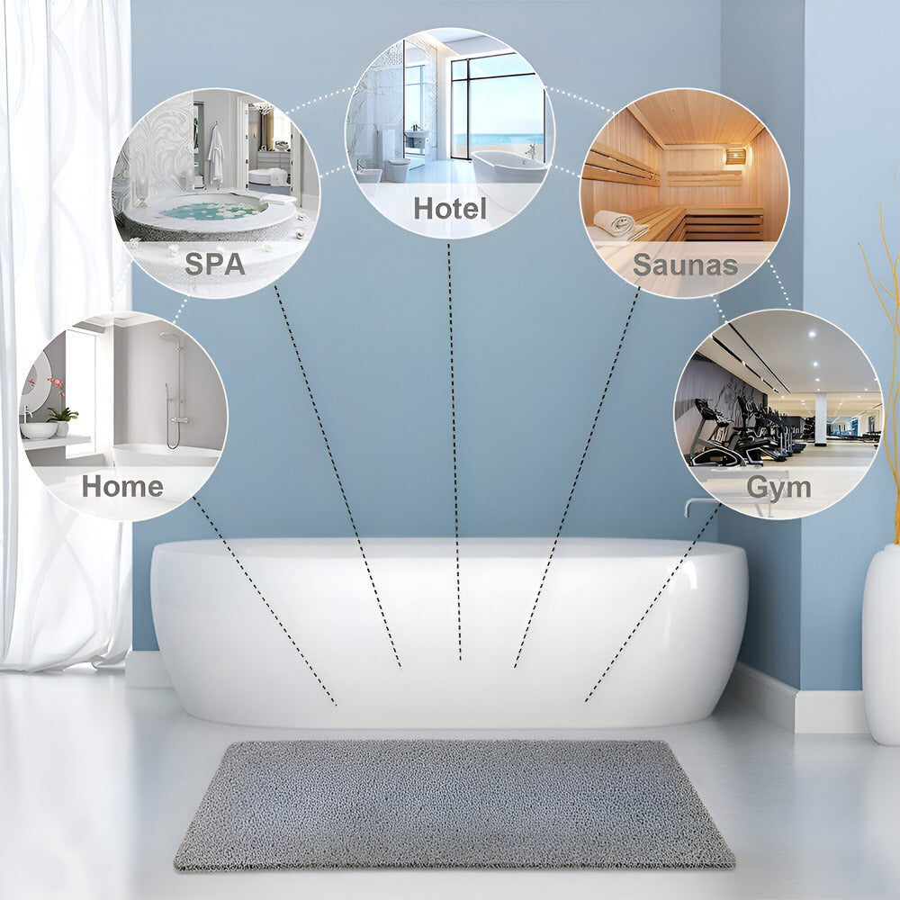 Non-Slip Shower Mat – Cushioned Comfort & Safe Anti-Mould Bathroom Flooring