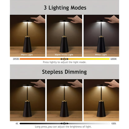 AuraTouch – Luxury Wireless Touch Lamp for Elegant Mood Lighting