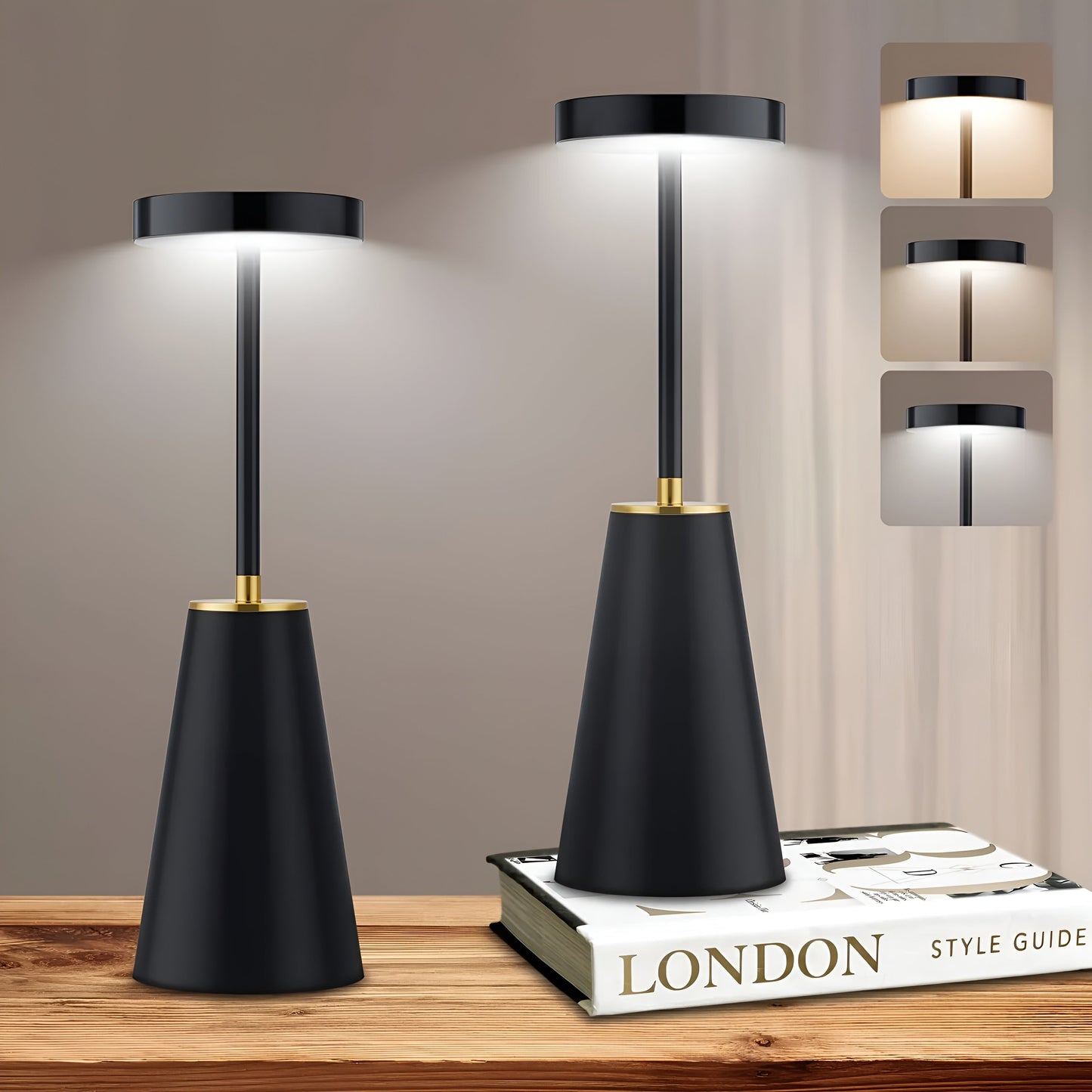 AuraTouch – Luxury Wireless Touch Lamp for Elegant Mood Lighting