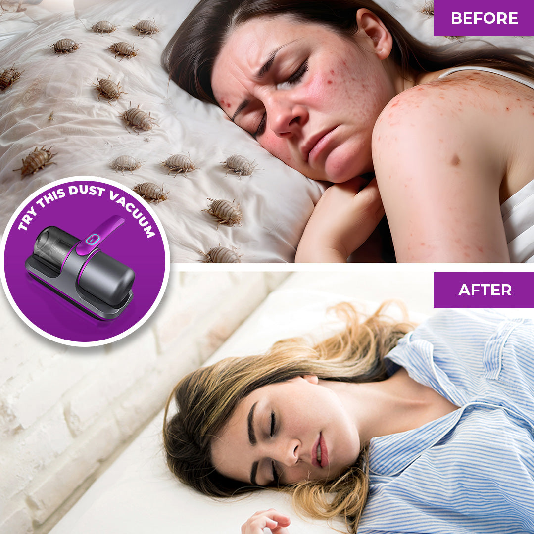 CleanMaster: Powerful Vacuum & Iron Duo - Furniture, Bedsheets, Beds & Other Household