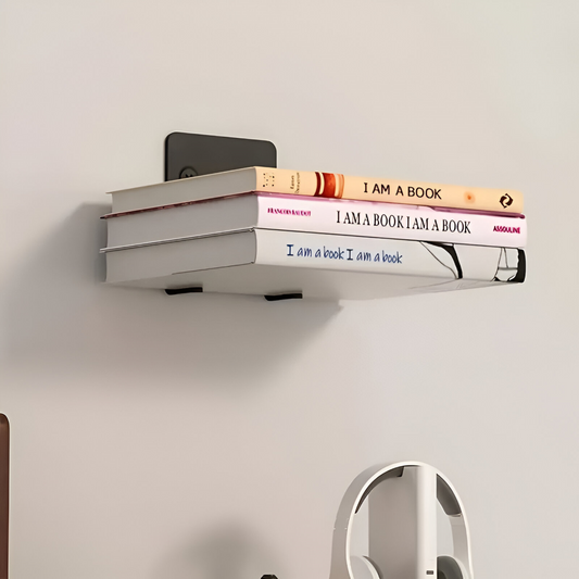 Invisible Floating Bookshelves – Wall-Mounted Book Organisers & Stylish Space-Saving Wall Racks