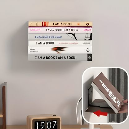 Invisible Floating Bookshelves – Wall-Mounted Book Organisers & Stylish Space-Saving Wall Racks