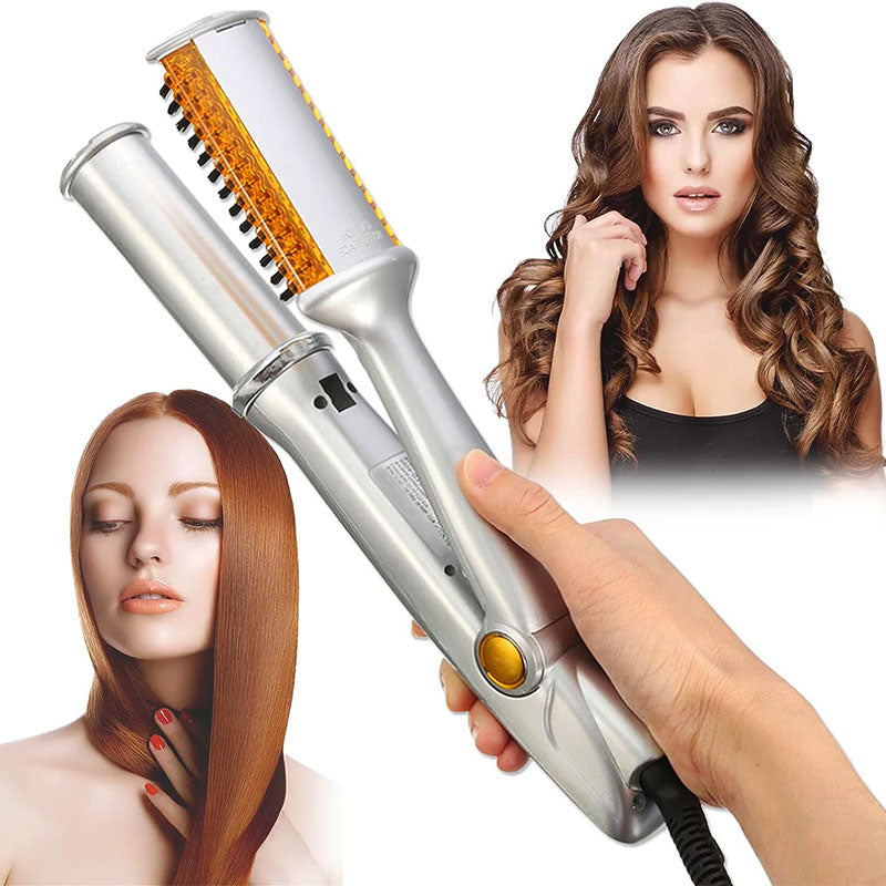 Professional 2 in 1 Rotating Iron Hair Brush