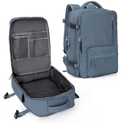 TrekVault Waterproof Backpack: 25L Anti-Theft Design with Laptop Compartment