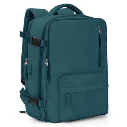 TrekVault Waterproof Backpack: 25L Anti-Theft Design with Laptop Compartment