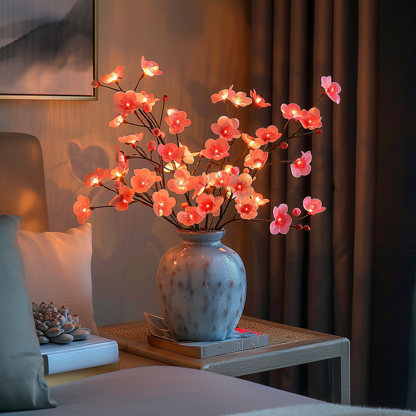 LumiVista Magical Olive Branch String Light – 70cm Elegant LED Decoration