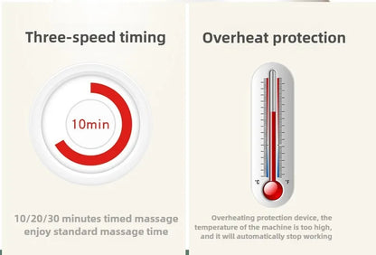 Shiatsu Full Body Back Massager with Heat & Adjustable Seat – Stress & Pain Relief Cushion